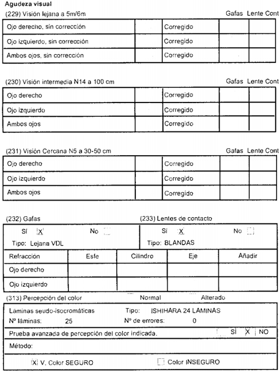 Certificado Médico Clase 1 Denegado